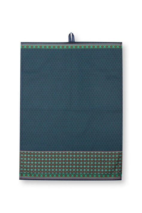 Pip Studio strofinacci da cucina in lana Berry Blues 50 x 70 cm pacco da 2