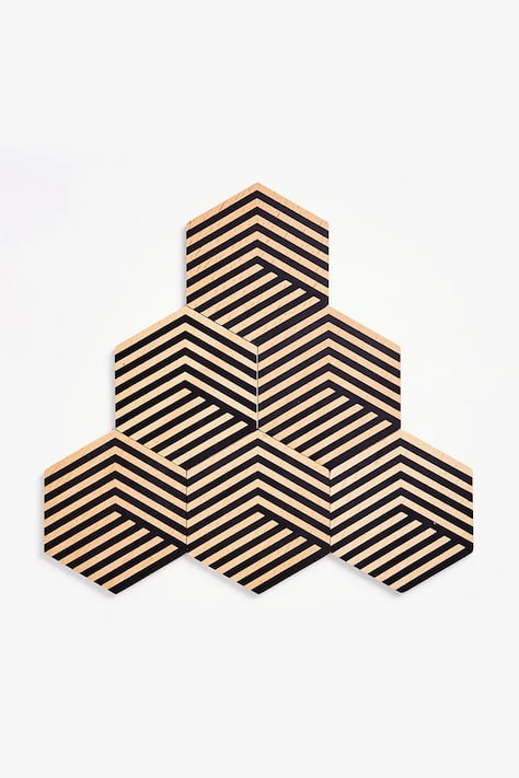 Areaware set de șervețele pentru masă Tiles 9 x 8,5 cm 6-pack
