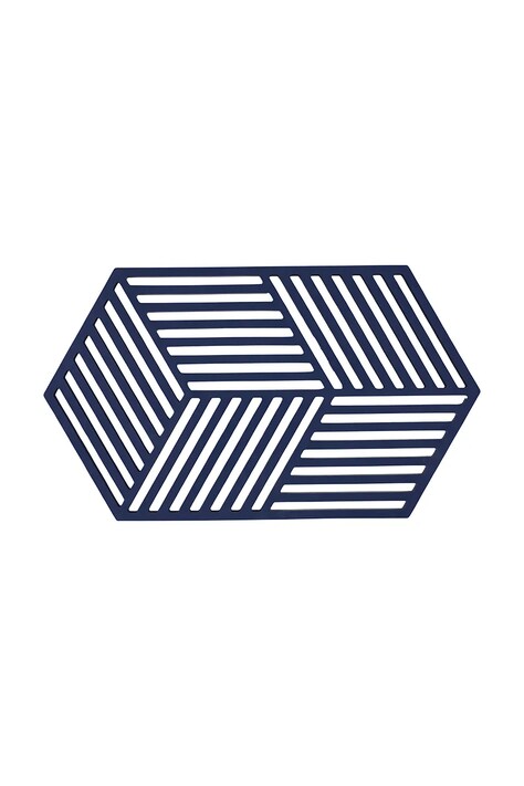 Zone Denmark podstawka pod gorące naczynia Hexagon 24 x 14 cm kolor granatowy