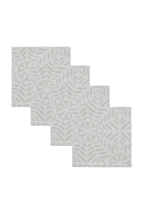 House Doctor zestaw serwetek bawełnianych HDClip 40 x 40 cm 4-pack kolor szary 900001598