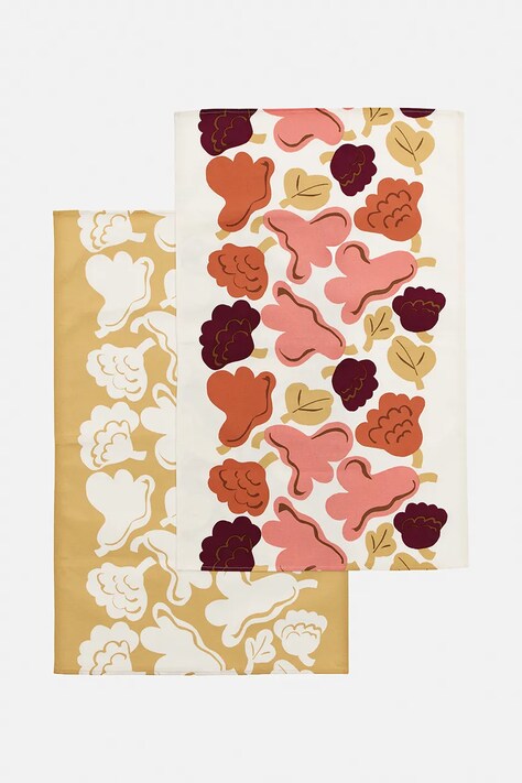 Marimekko zestaw ścierek kuchennych z dodatkiem lnu 43 x 70 cm 075974-832