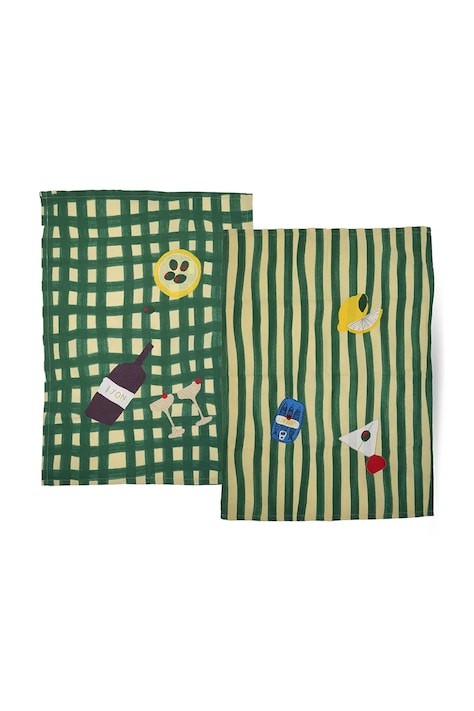 Byon Zestaw ścierek kuchennych z bawełną 2-pack 50 x 70 cm 5219806712