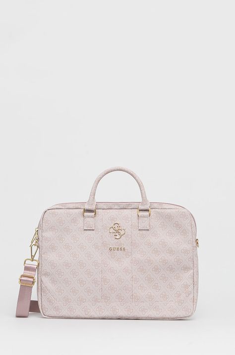 Сумка для ноутбука Guess цвет розовый