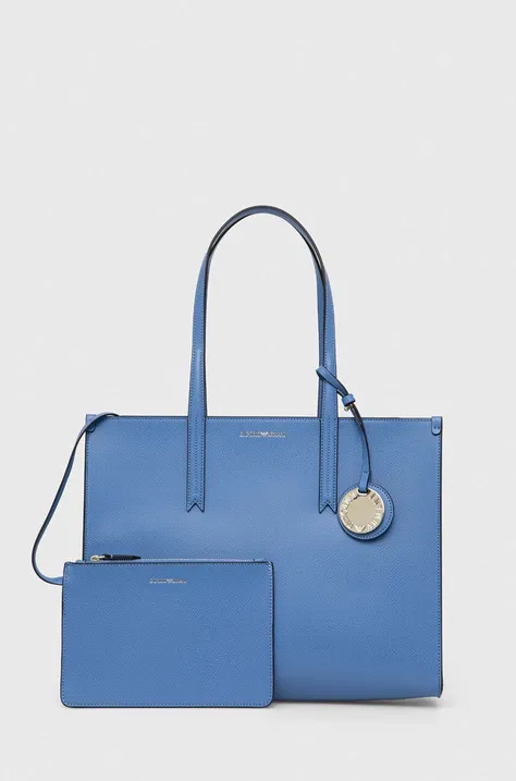 Emporio Armani torebka kolor niebieski