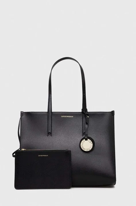 Τσάντα Emporio Armani χρώμα: μαύρο