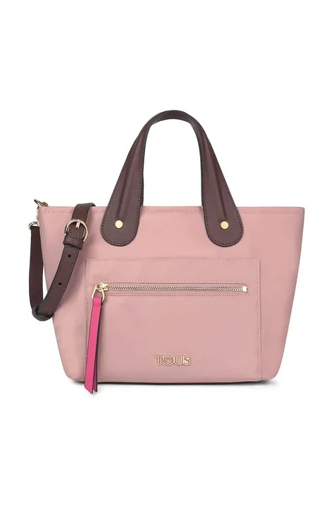 Τσάντα Tous Shelby χρώμα: ροζ