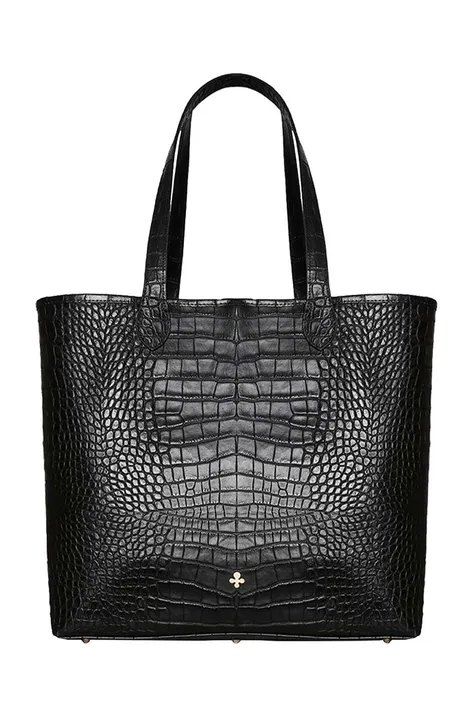 Nakupovalna torba Lilou Coco Jane črna barva