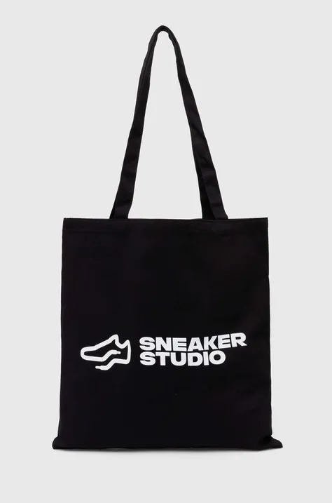 Bavlnená taška SneakerStudio TORBA.BAW.sneakerstudio-Multi, čierna farba