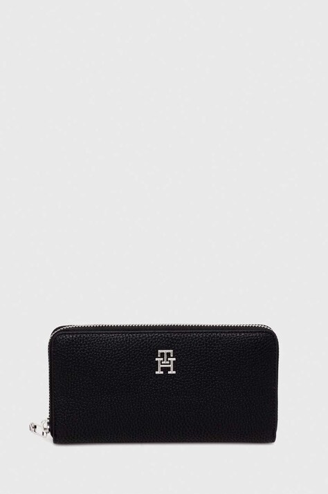 Tommy Hilfiger portfel damski kolor czarny AW0AW15181