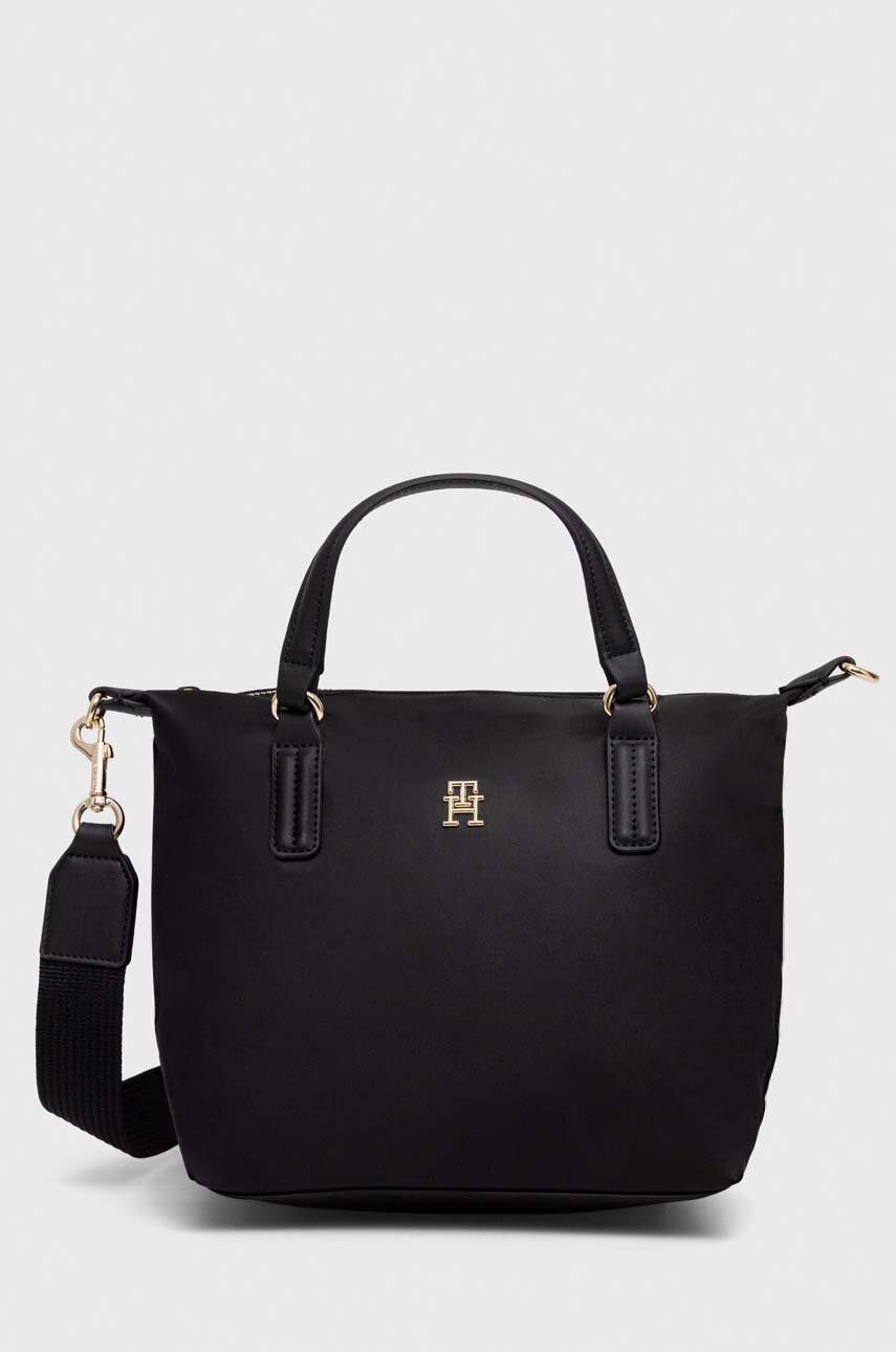 Tommy Hilfiger poșetă culoarea negru AW0AW15640