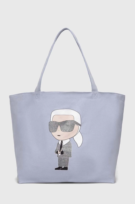 Bombažna torba Karl Lagerfeld