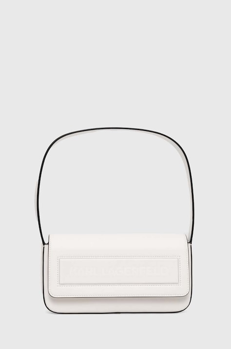 Karl Lagerfeld poseta culoarea alb