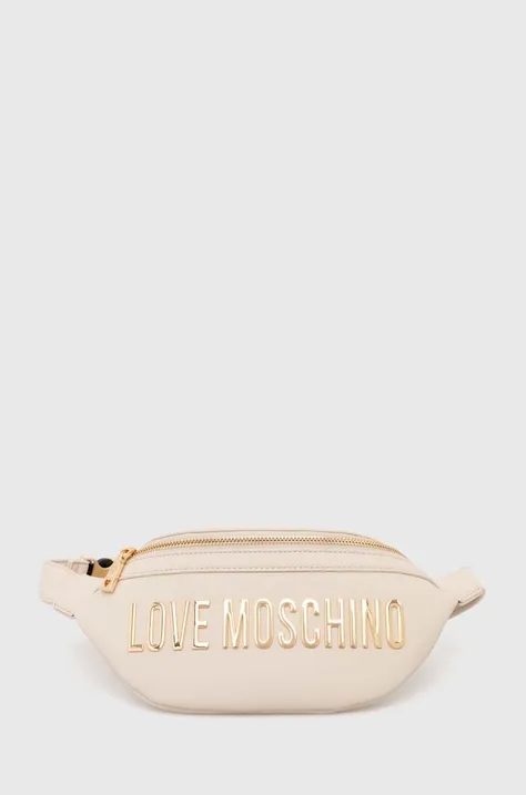 Ľadvinka Love Moschino béžová farba