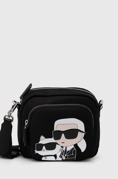 Malá taška Karl Lagerfeld čierna farba, 245W3061