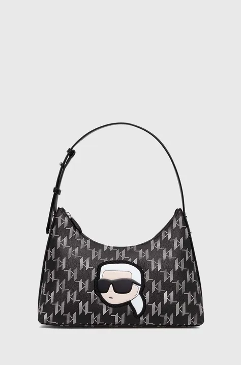 Kabelka Karl Lagerfeld čierna farba, 245W3064