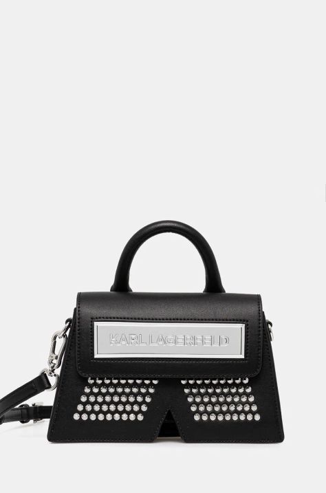 Karl Lagerfeld borsa a mano in pelle colore nero 246W3092