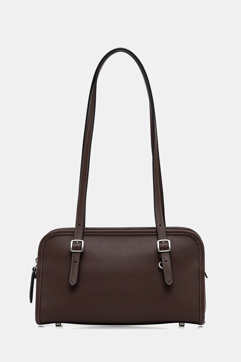 Coach torebka skórzana Glovetanned leather swing kolor brązowy CM565