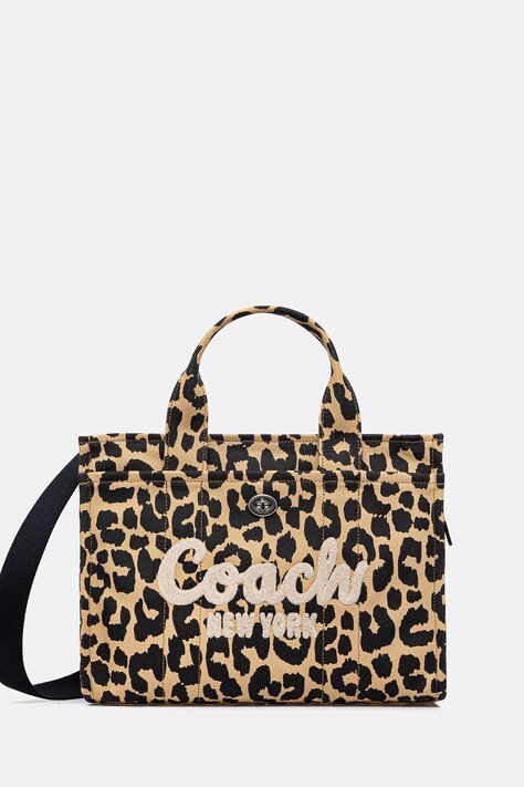 Coach poseta culoarea bej, CP770