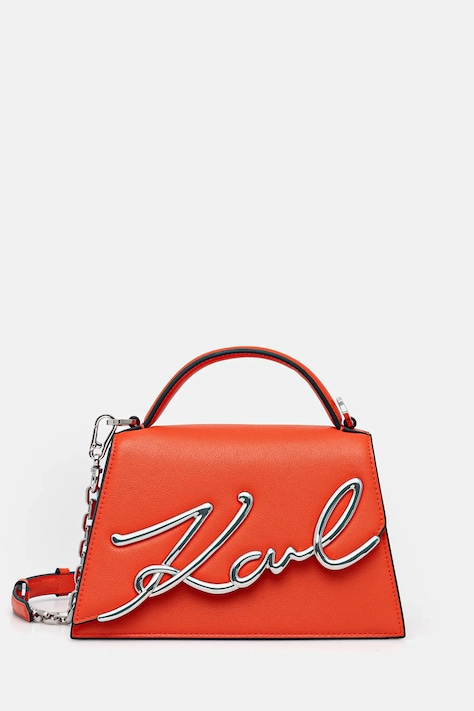 Karl Lagerfeld torebka K/SIGNATURE kolor pomarańczowy A1W30038