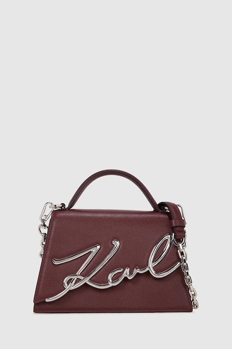 Τσάντα Karl Lagerfeld K/SIGNATURE χρώμα: μπλε, A1W30038