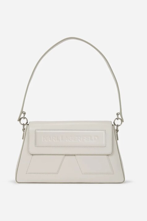 Karl Lagerfeld poseta de piele culoarea alb, A1W30154