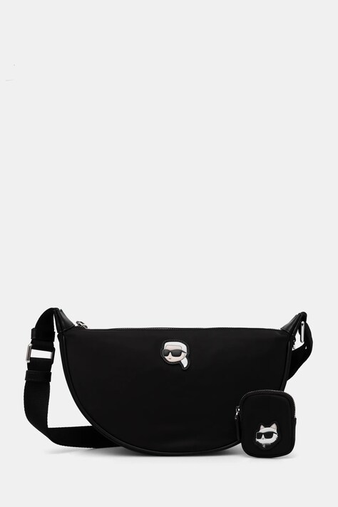 Τσάντα Karl Lagerfeld χρώμα: μαύρο, A1W30386