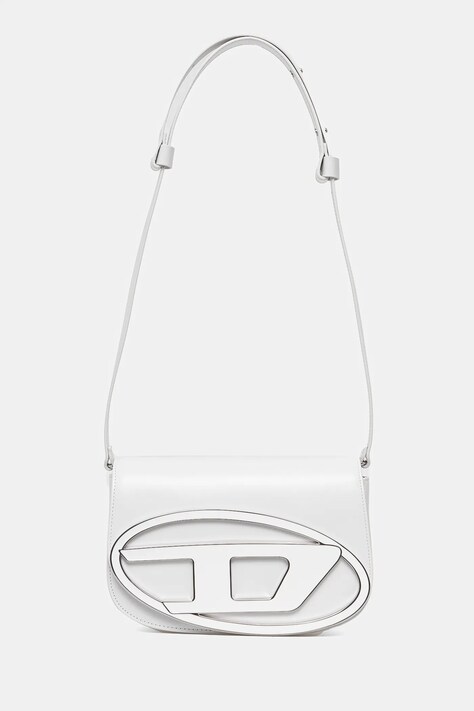 Шкіряна сумочка Diesel 1DR 1DR M shoulder bag колір білий X09568.PR818
