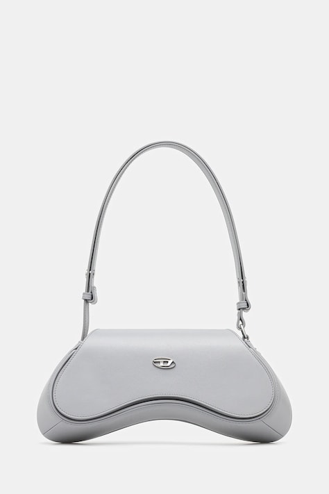 Kožená kabelka Diesel PLAY PLAY CROSSBODY cross body čierna farba, X10221.PR227