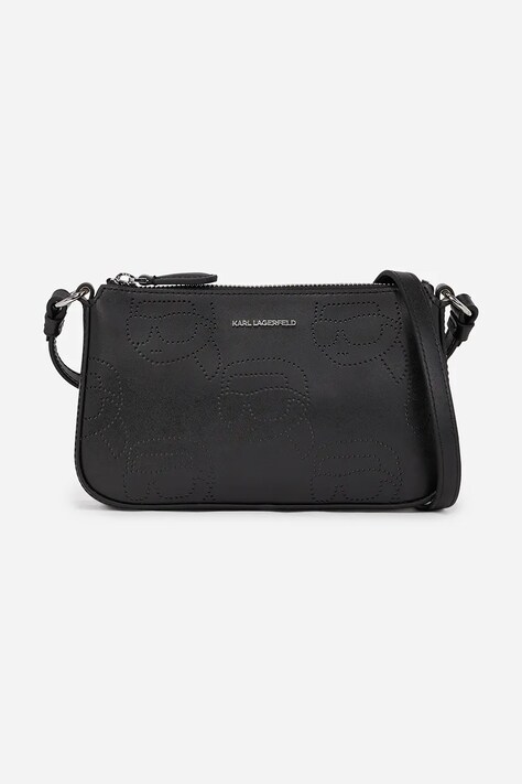 Karl Lagerfeld poseta de piele culoarea negru, A2W32017