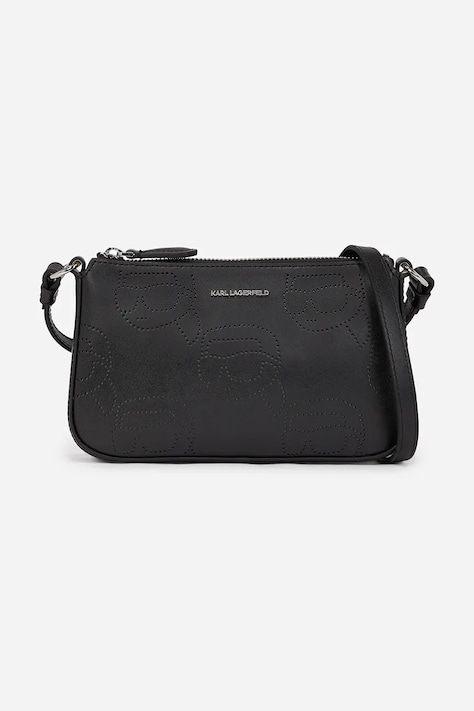 Karl Lagerfeld poseta de piele culoarea negru, A2W32017