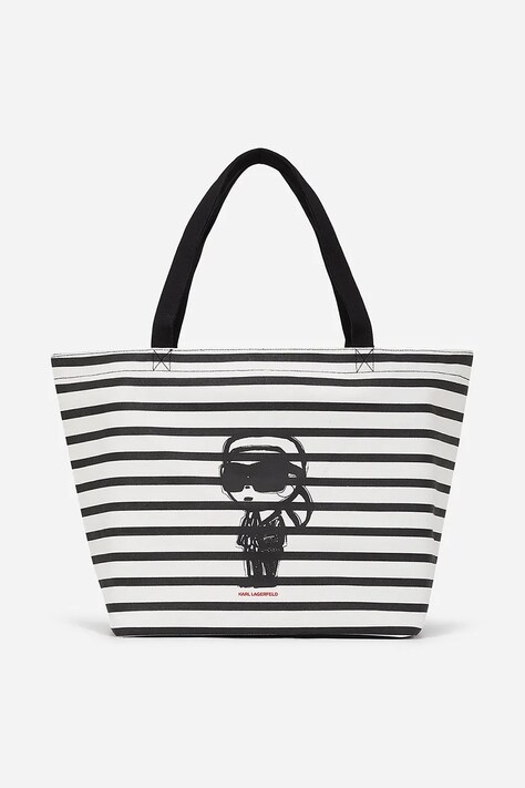 Хлопковая сумка Karl Lagerfeld цвет чёрный A2W50001