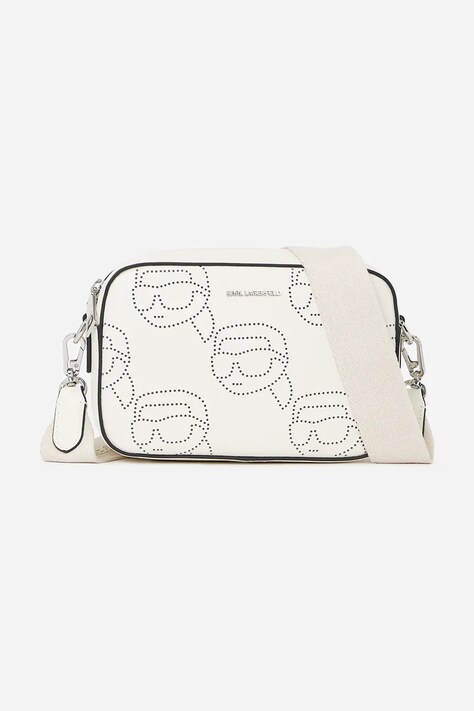 Karl Lagerfeld poseta de piele culoarea alb, A2W30066