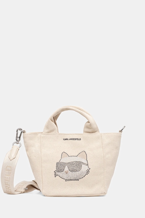 Karl Lagerfeld geantă culoarea bej, A2W50044