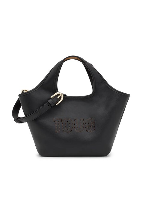 Tous geantă de piele LIRIO culoarea negru, 2002202051