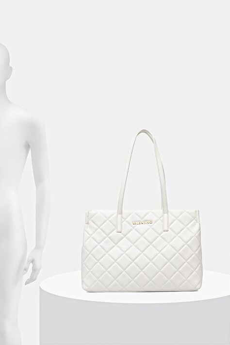 Valentino Bags сумка-шопер жіноча зі штучної шкіри — AA00-TOD0WN, білий — фото 6