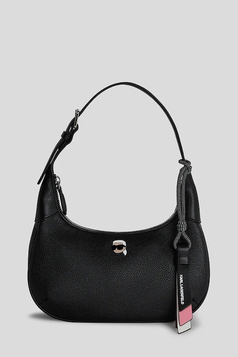 Karl Lagerfeld geantă IKON GRAINY culoarea negru, A3W30107