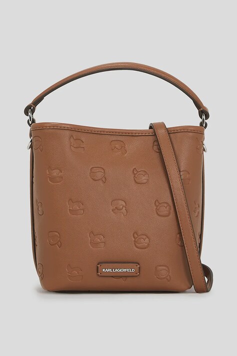 Torba Karl Lagerfeld boja: smeđa, A3W30111