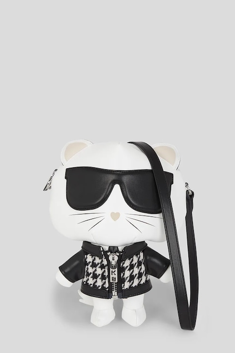 Karl Lagerfeld geantă IKON culoarea alb, A3W30187