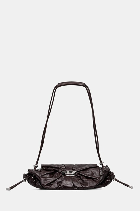Кожаная сумочка Diesel SCRUNCH-D цвет коричневый X10331.P1003