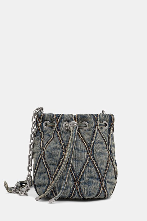 Diesel torebka jeansowa CHARM-D CHARM-D kolor niebieski X10346.P5570