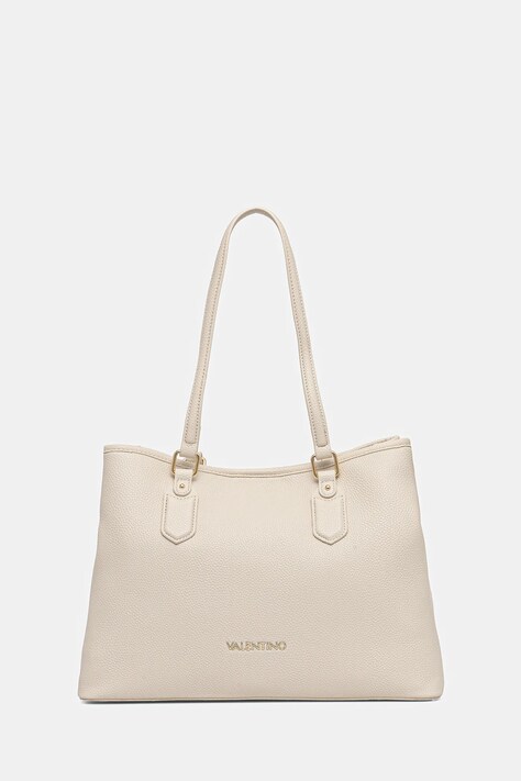 Valentino Bags Geantă shopper pentru femei, cu imitație de piele bej VBS7LX01
