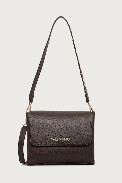 Valentino Bags Torebka crossbody damska z imitacji skóry brązowa VBS5A803
