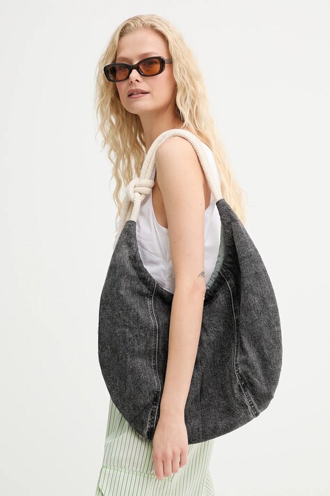 Сумочка Renewed creative upcycling цвет серый Renewed INTU x Answear