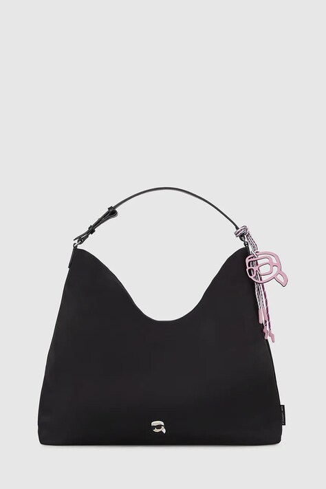 Kabelka Karl Lagerfeld černá barva, A4W30013