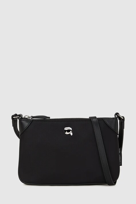 Τσάντα Karl Lagerfeld χρώμα: μαύρο, A4W32009