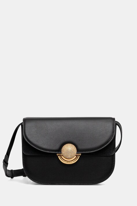 Furla torebka skórzana kolor czarny WB01737.BX0428.O6000