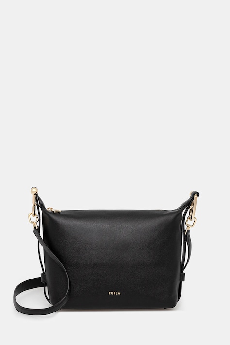 Furla torebka skórzana kolor czarny WE00831.BX2045.O6000