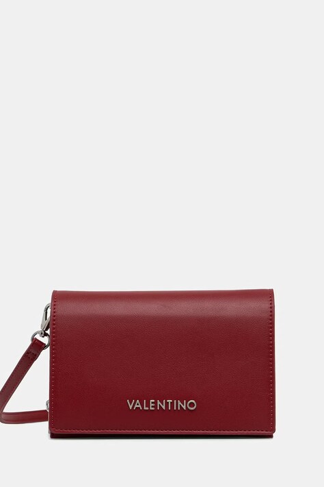 Valentino Bags torebka crossbody damska z imitacji skóry EMBER bordowa VBS9IE17