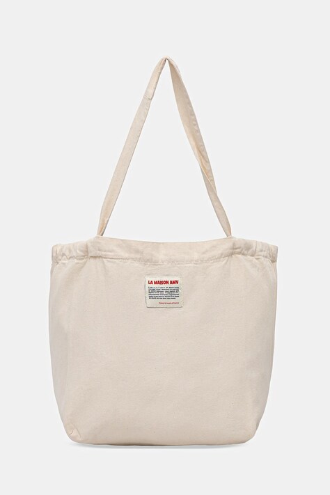 American Vintage torebka bawełniana kolor beżowy LYC26B