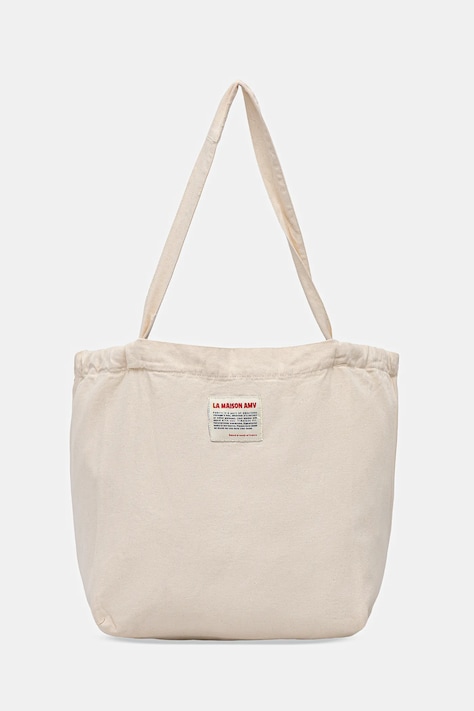 American Vintage torebka bawełniana kolor beżowy LYC26B